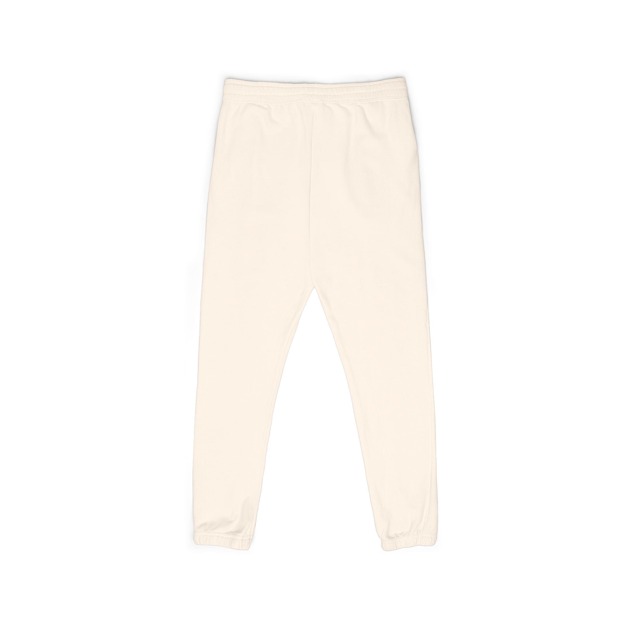 Fleece Sweatpants — Minimal Circular Logo Joggers