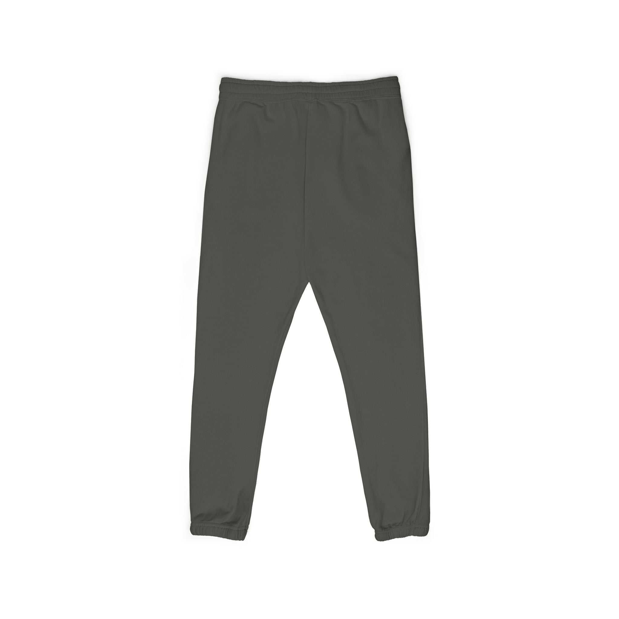 Fleece Sweatpants — Minimal Circular Logo Joggers