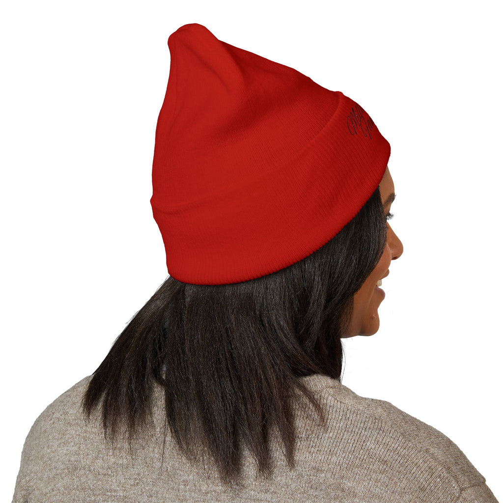 Embroidered “Millionaire Fantasies” Cuffed Beanie