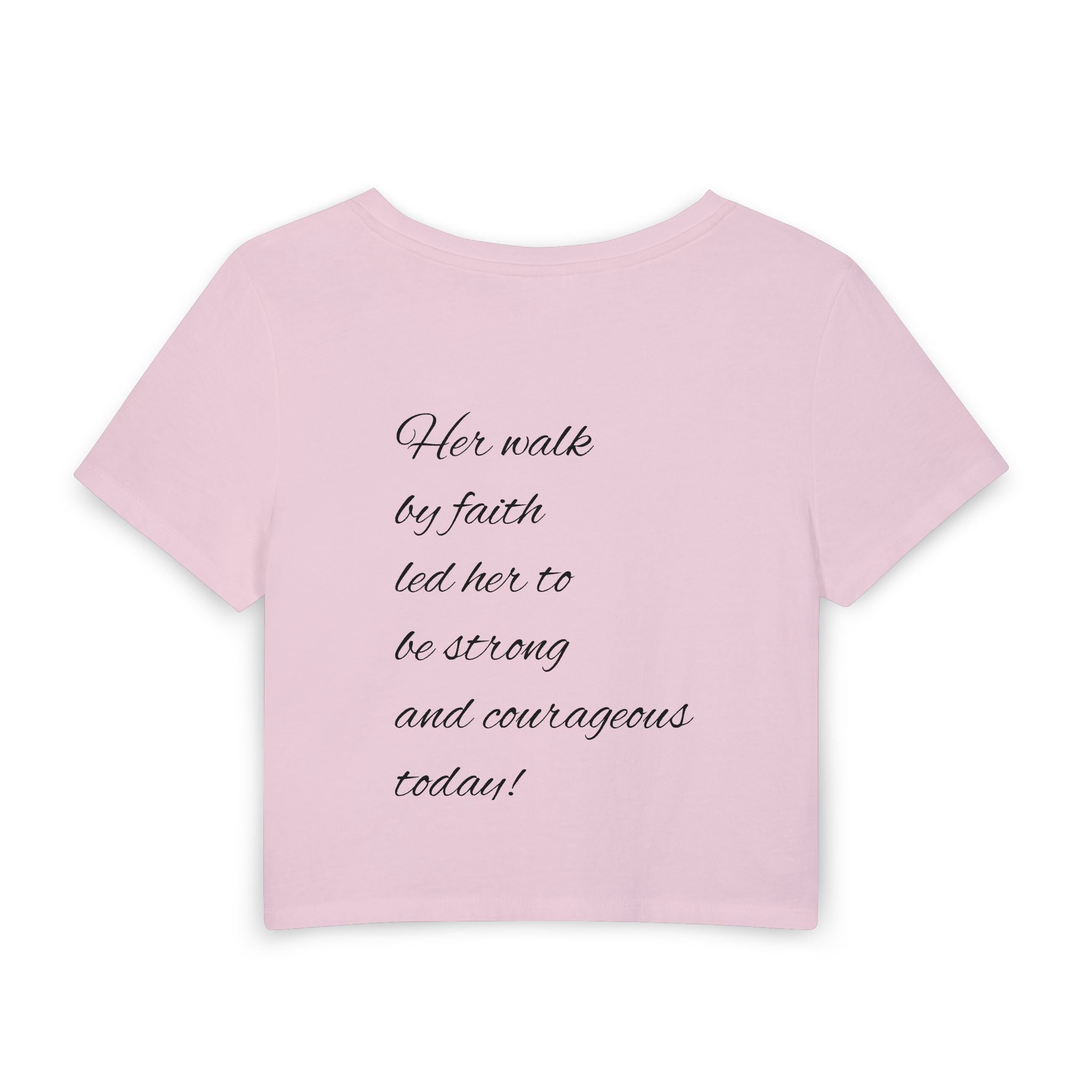 Cropped Tee — "Millionaire Fantasies" Script Crop Top