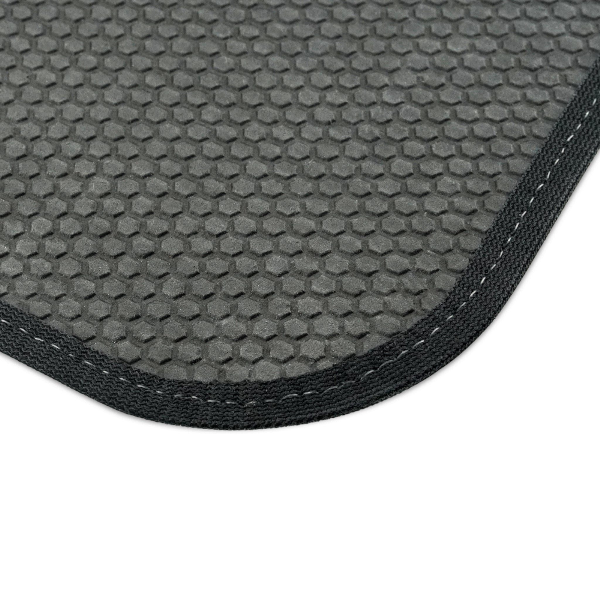 Millionaire Fantasies Car Mats (Front Pair) — Custom Script "Millionaire" & "Est. 2026" Light Blue Floor Mats