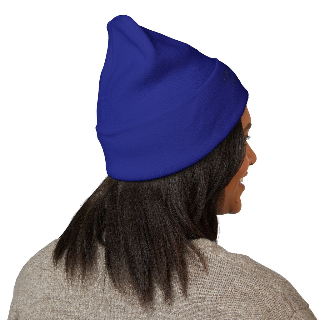 Embroidered “Millionaire Fantasies” Cuffed Beanie