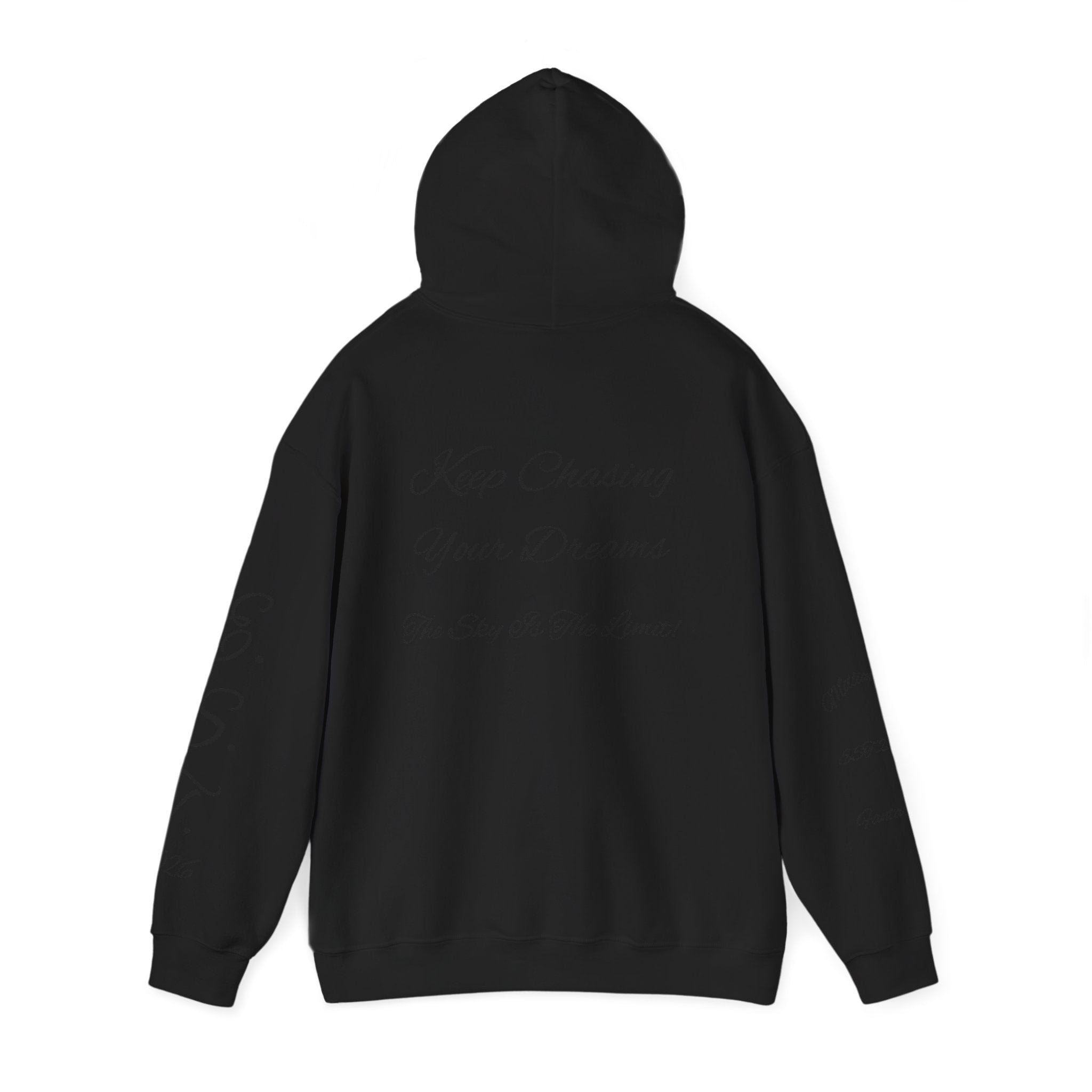 Millionaire Fantasies Script Hoodie | Keep Chasing Your Dreams Sweatshirt